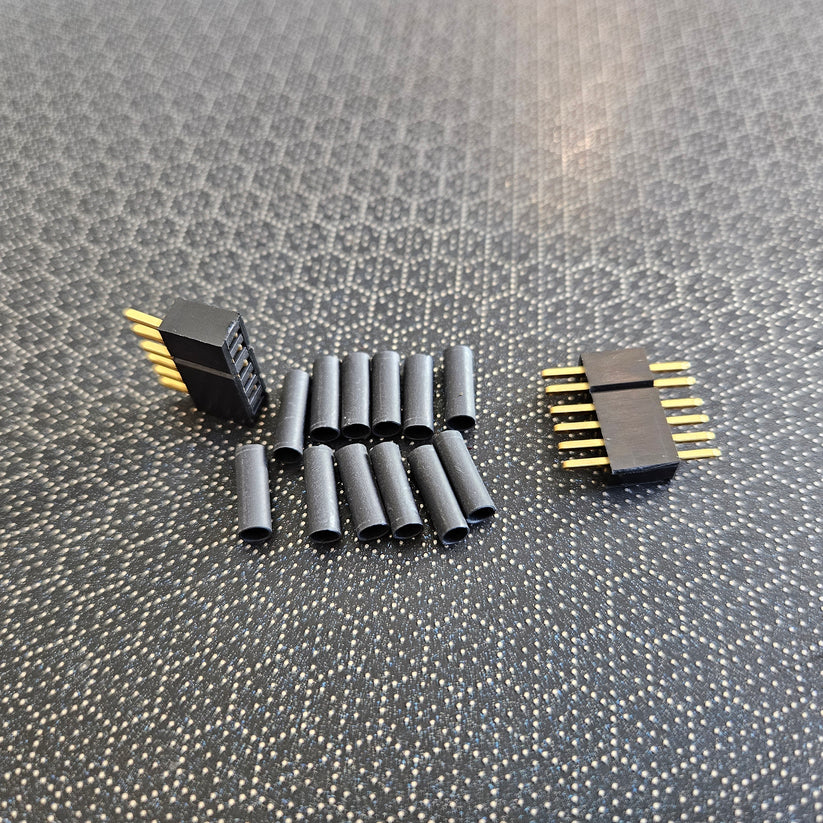 Deans Part #WSD1006 Connector 6 Pin - 6 Pin Pair w/Shrink Tubing