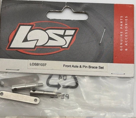 Team Losi Part #LOSB1037 Front Axle/Pin Brace Set (Mini-T)