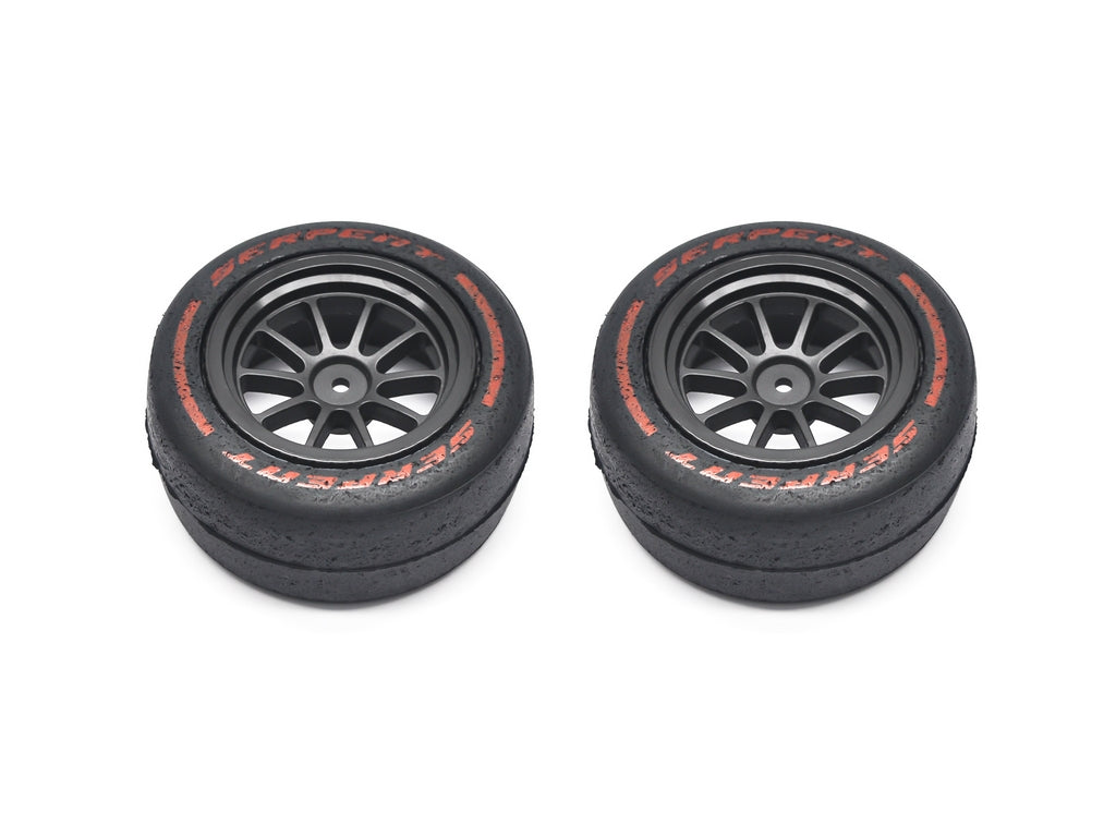 Serpent Part #SER302061 Wheel/Tyre Set Front S (2) F190