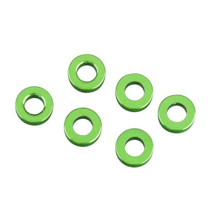 Axial Part #AXA1302 Spacer 2x3x6mm Green (6pcs)