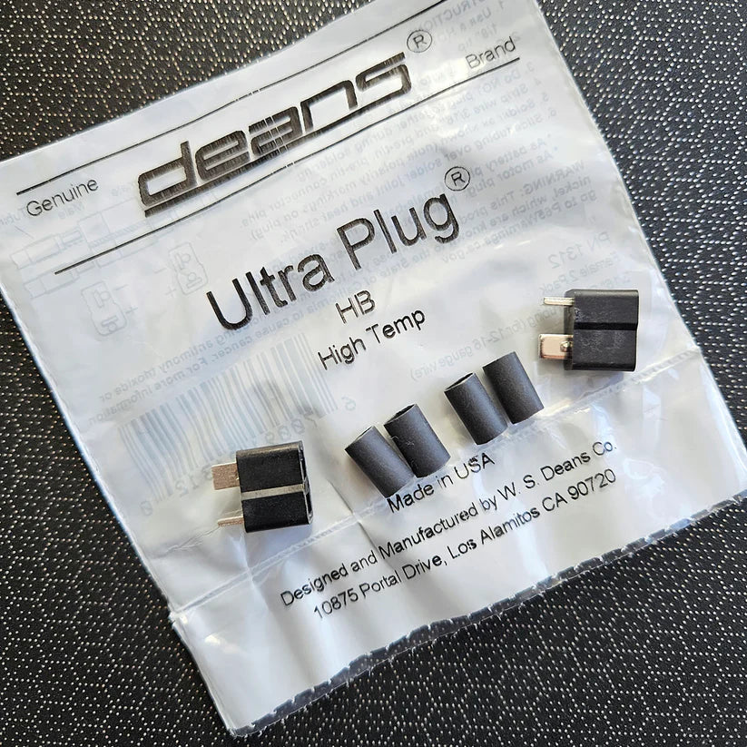 Deans Part #WSD1312 Ultra Plug HB Female 2 Pack (3/16 Shrink)