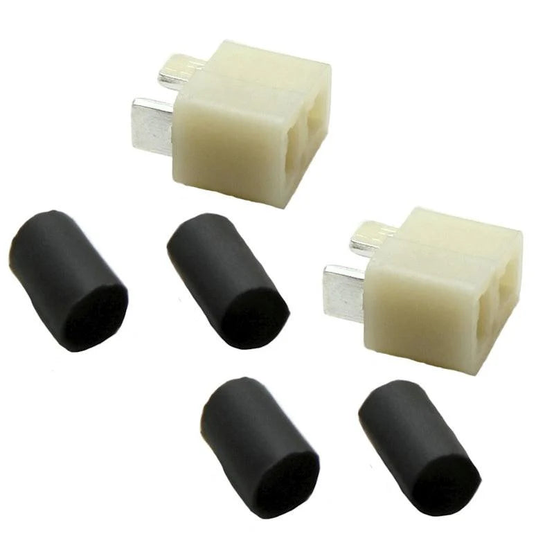 Deans Part #WSD1322 HW High Temp Ultra Plug, White, Female, for 12-16 Gauge Wire