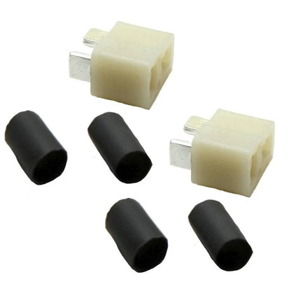 Deans Part #WSD1322 HW High Temp Ultra Plug, White, Female, for 12-16 Gauge Wire