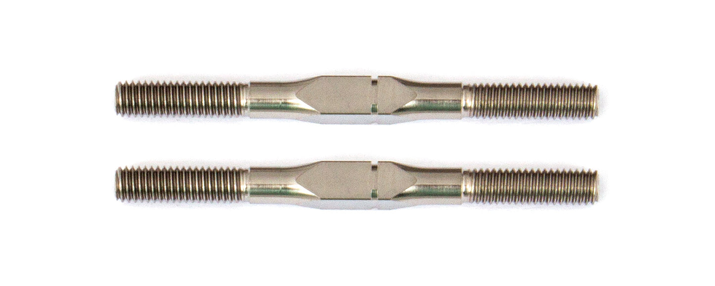 FT Titanium Turnbuckles, M3x38 mm/1.50 in, silver