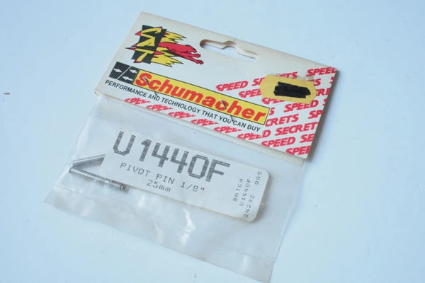 Schumacher Part #U1440F Pivot Pin 1/8" - 25mm