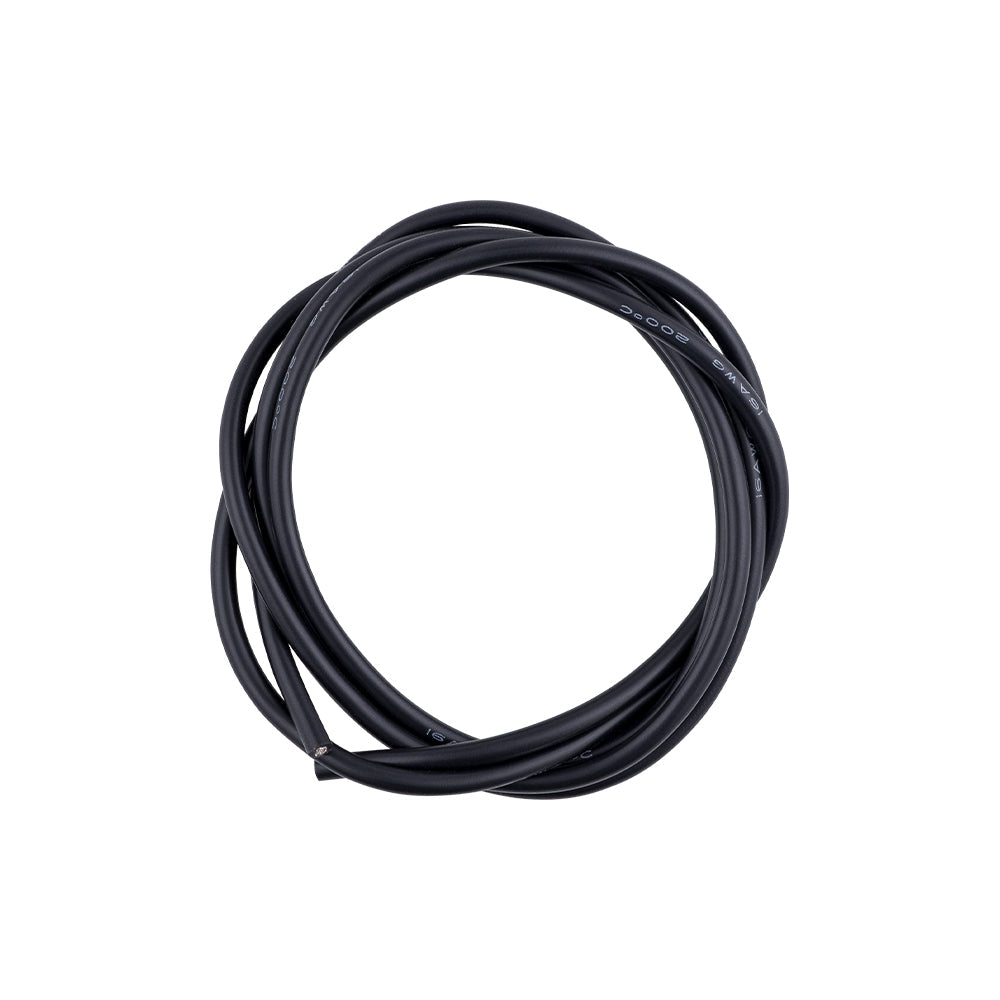Powerhobby 12AWG RC Silicone Hookup Wire Black 1 Meter - PowerHobby