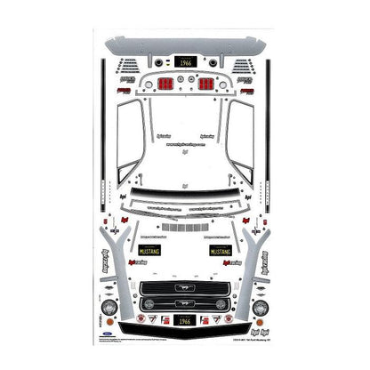 HPI Racing 17519 1966 Ford Mustang GT Clear Body 200mm Sprint 2 / E10 / Nitro 3 - PowerHobby