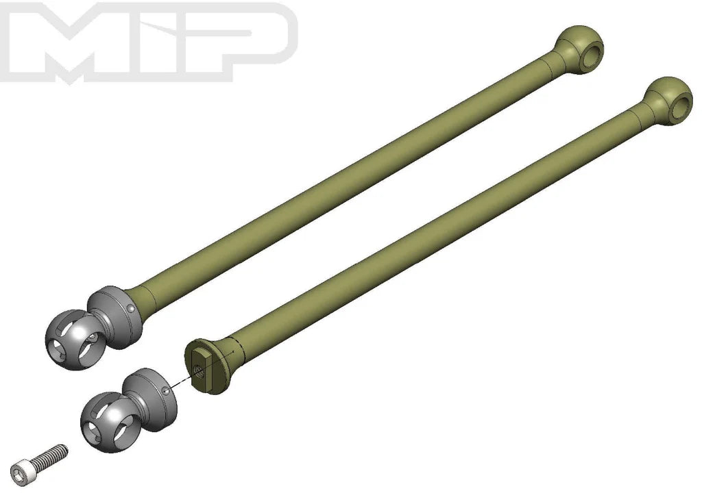 MIP Part #18271 Bi-Metal R-CVD Bone, 91mm, T6.1, SC6.1 (2pcs)
