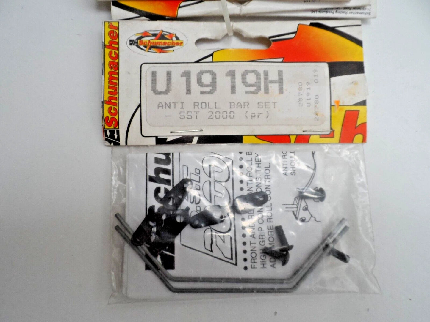 Schumacher Part #U1919H Anti Roll Bar Set - SST 2000 (pr)