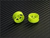 PN Racing Mini-Z 2WD Machine Cut 5 Spoke Front Wheel F3 Yellow Part#: 205YF3
