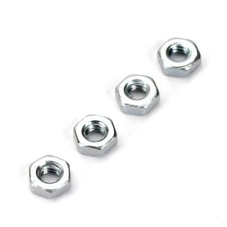 DU-BRO Part #2105 3mm Steel Hex Nuts (Metric) 4ct