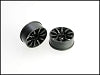 PN Racing Part#: 210BF0 Mini-Z 2WD Machine Cut 10 Spoke Front Wheel F0 Black