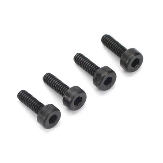 DU-BRO Part #2112 Metric Socket Head Cap Screws 2.0mm x 6 (4ct) – Black Oxide RC Hardware