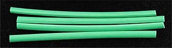 DU-BRO Part #2145 3/32" (2.3mm) Heat Shrink (Green) 4/pkg