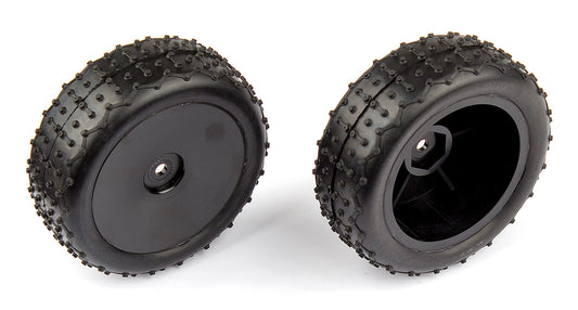 Front Narrow Mini Pin Tires, mounted