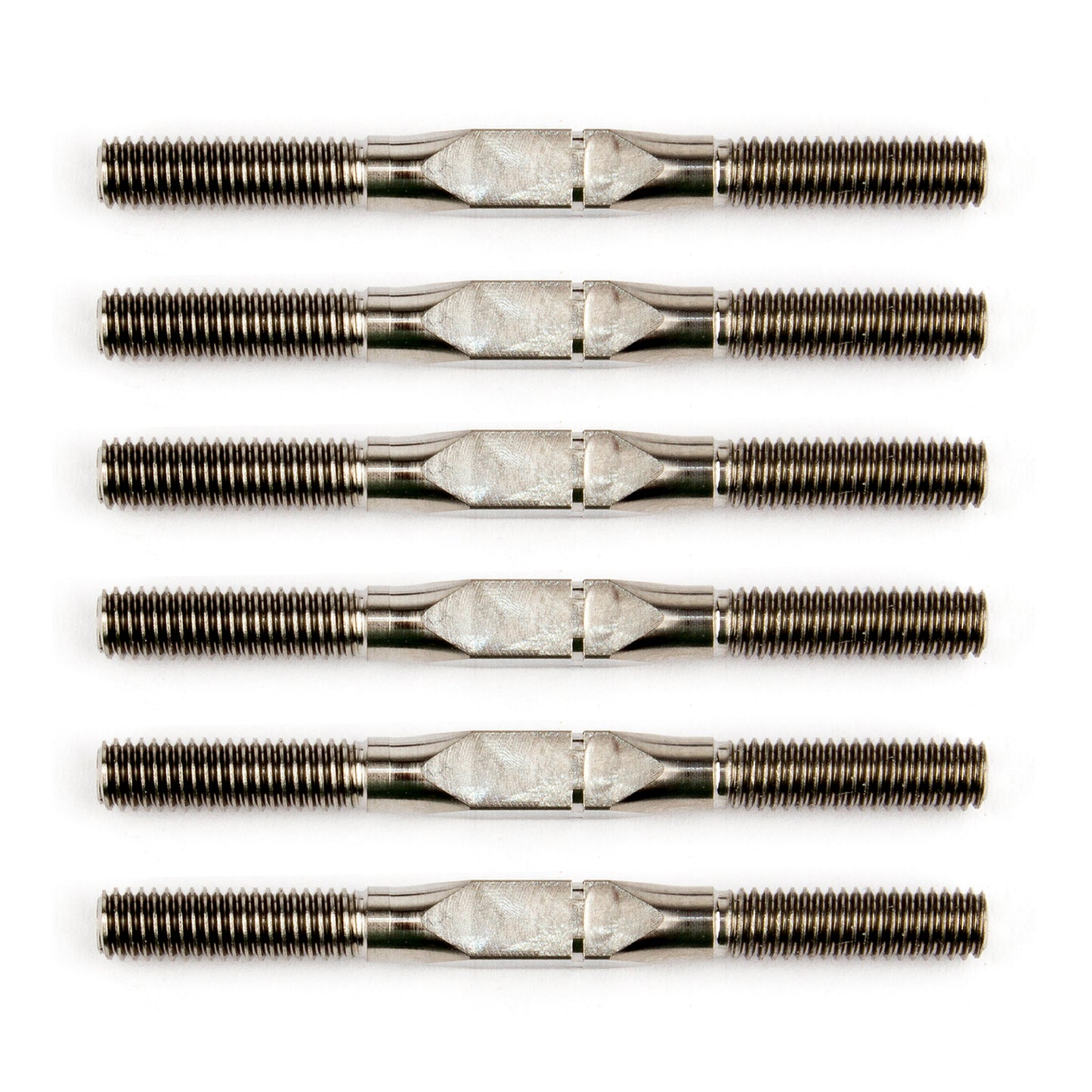 FT 1:14 Titanium Turnbuckle Set, silver, 35 mm/1.37 in