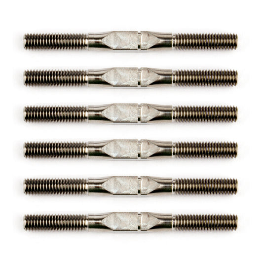 FT 1:14 Titanium Turnbuckle Set, silver, 35 mm/1.37 in