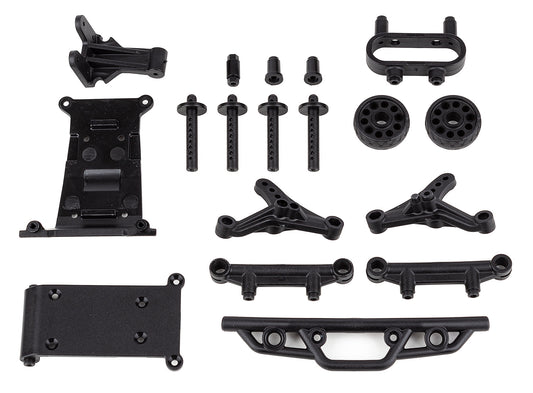 Reflex 14MT Bumper, Wheelie Bar, Body Mount Set
