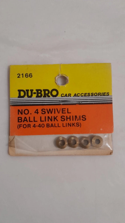 DU-BRO Part #2166 Swivel Ball Link Shims #4 for 4-40 Ball Links RC Airplane