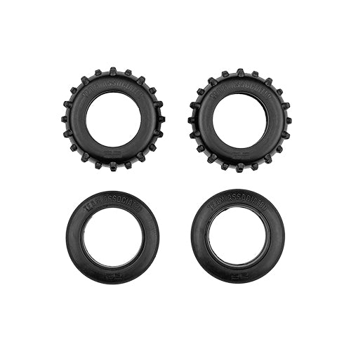 Team Associated Part #21754 RC10 Model 24 Front & Rear Tire Set