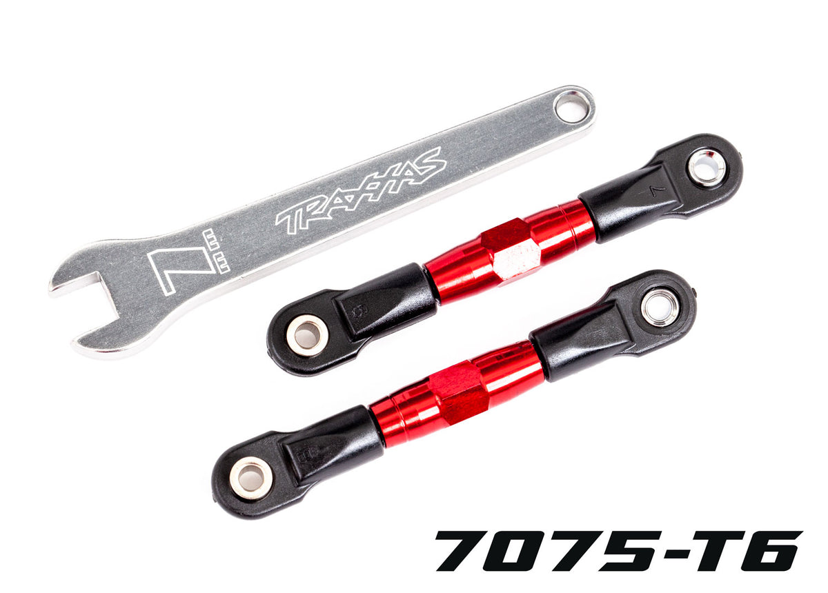 Traxxas TUBES 56 mm Red Aluminum Rear Camber Links (2)