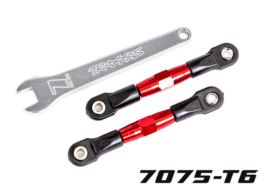 Traxxas TUBES 56 mm Red Aluminum Rear Camber Links (2)
