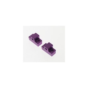 Schumacher Part #SCHU2680 Alloy Pivot Block; 10 degree Purple - Menace -