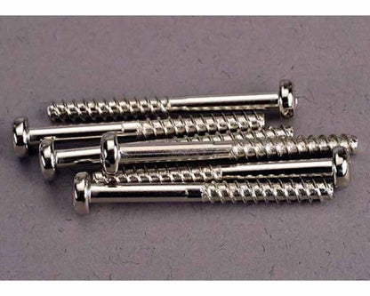 Traxxas Part #2681 Screws, 3x30mm roundhead self-tapping (6)