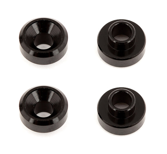 Servo Washers, black aluminum