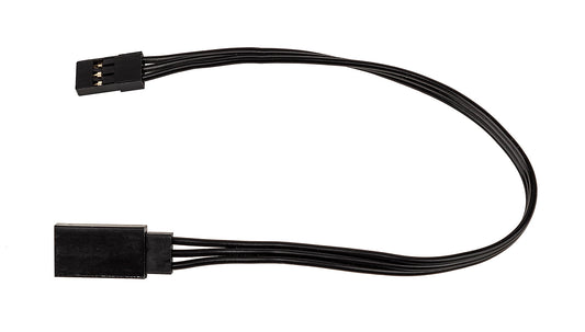 175mm Servo Wire Extension, black (6.89 in)