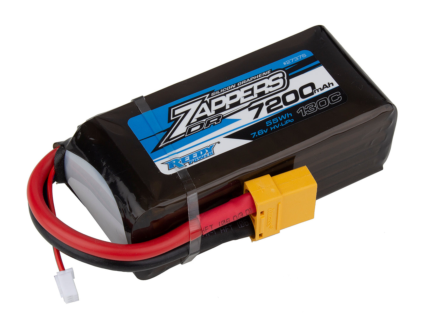 Zappers DR 7200mAh 130C 7.6V Shorty (soft) w/XT90
