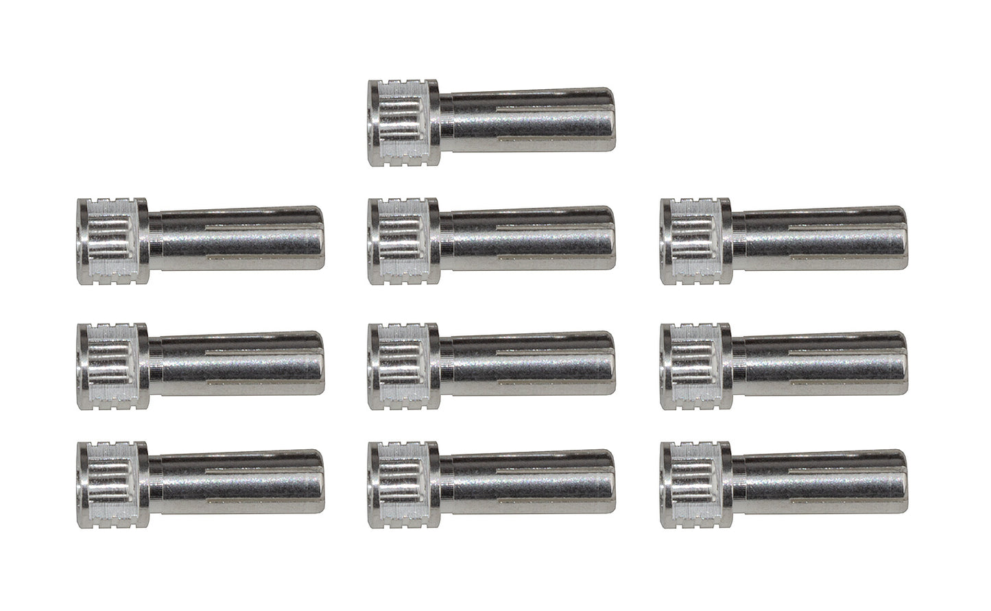 Grip Bullets 5mm x 14mm, silver, qty 10