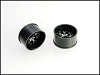 PN Racing Mini-Z 2WD Machine Cut BBS Rear Wheel R3 Black Part#: 288BR3