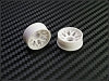 PN Racing Mini-Z 2WD Machine Cut BBS Front Wheel F2 White Part#: 288WF2