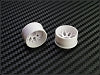 PN Racing Mini-Z 2WD Machine Cut BBS Rear Wheel R3 White Part#: 288WR3