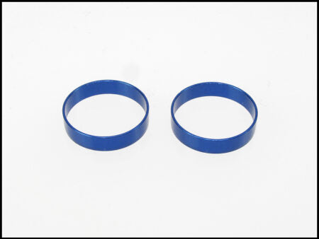 PN Racing Part #300804B Mini-Z Wheel Outer Lip for Rear Wheel (2pcs) - Blue