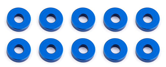 Bulkhead Washers, 7.8x2.0 mm, blue aluminum