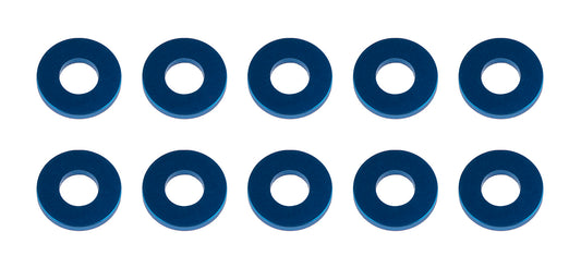 Washers, 7.8x3.5x1.0mm, blue aluminum