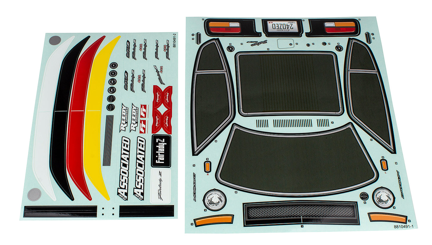 APEX2 Sport, Datsun 240Z Decal Sheet