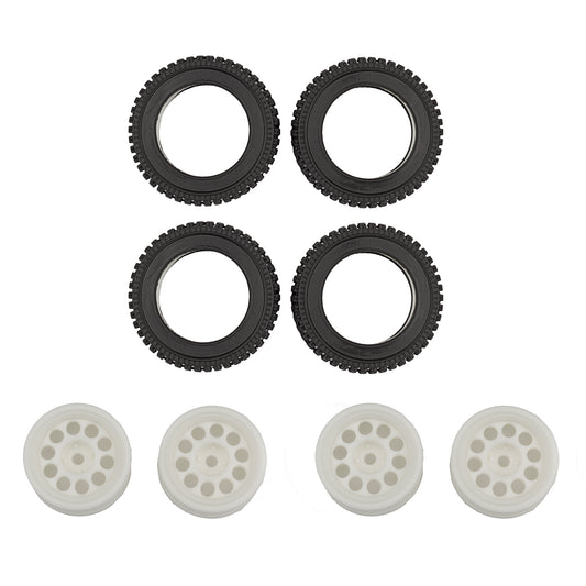RC10 4x4 Rally Wheel and Tire Set