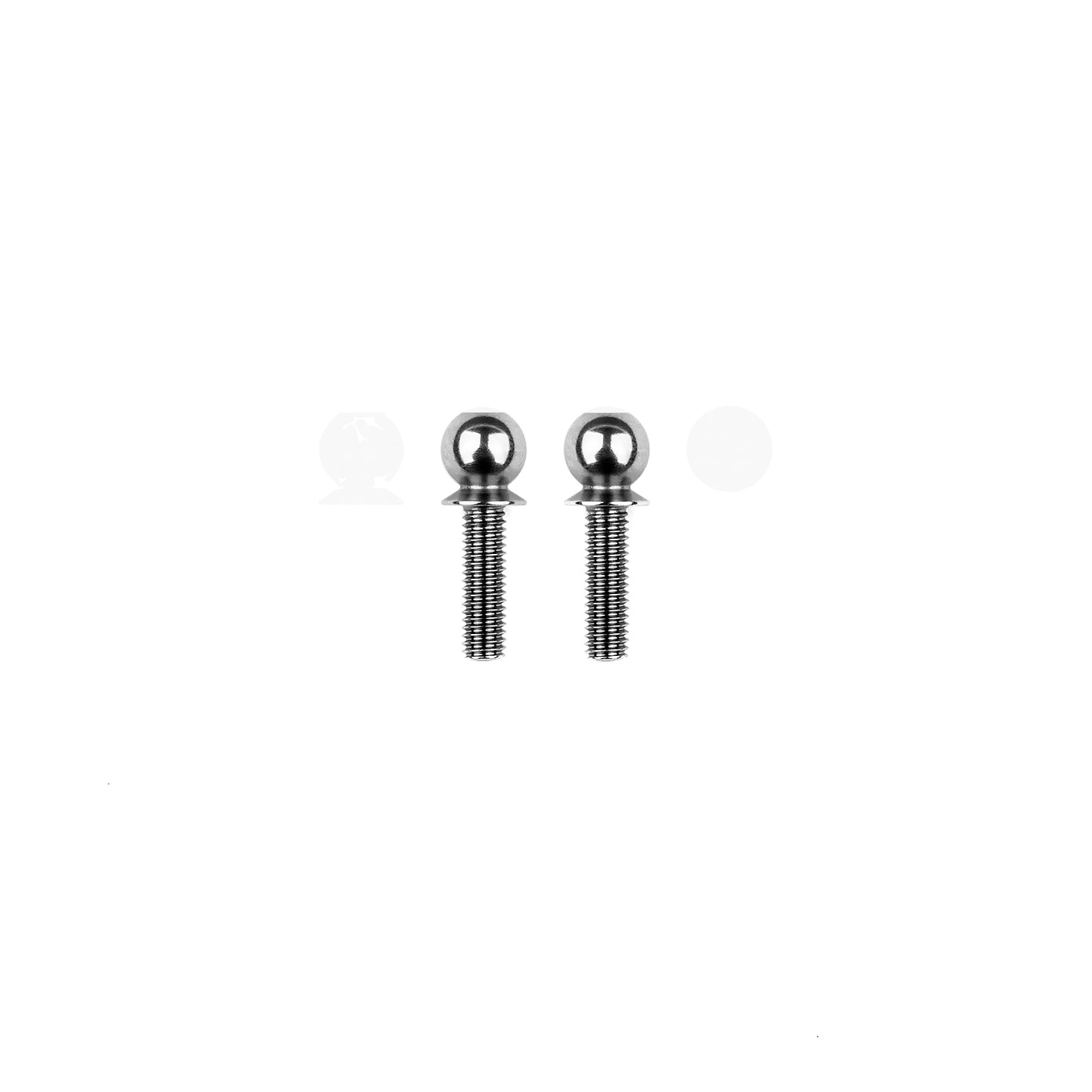 FT HD Titanium Ballstuds Short, 10mm