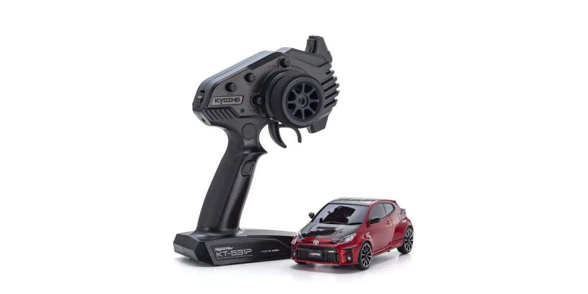 Kyosho 32648MR MINI-Z AWD MA020 TOYOTA GRMN Yaris Rally Package Red Ready Set