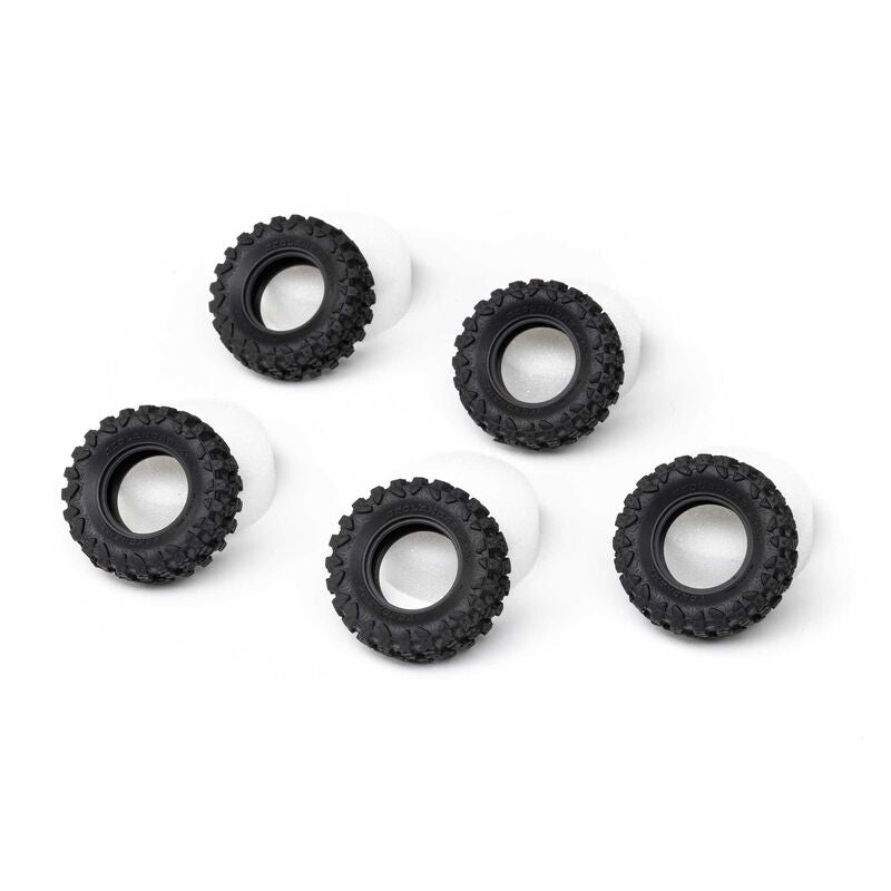 Axial Part #AXI-3315 Tires & Foam (5), Geolandar XMT: SCX30