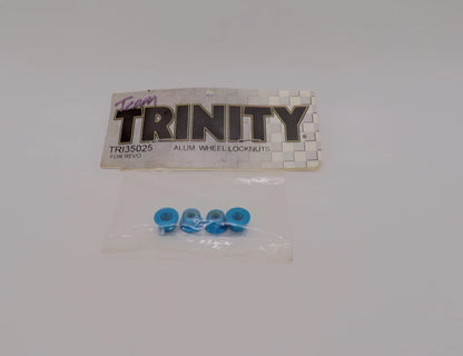 Trinity Part #TRI35025 Aluminum Wheel Locknuts for REVO BLUE