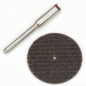 DU-BRO Part #353 1 1/4" (32mm) Cut Off Wheel & Mandril (QTY/PKG: 1 Set)