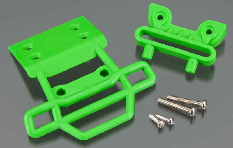 Traxxas 3621A Front Bumper & Mount Black 1/10 Monster Jam Stampede - PowerHobby