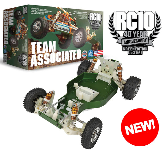 Team Associated RC10 40th Anniversary Green Edition Kit box art