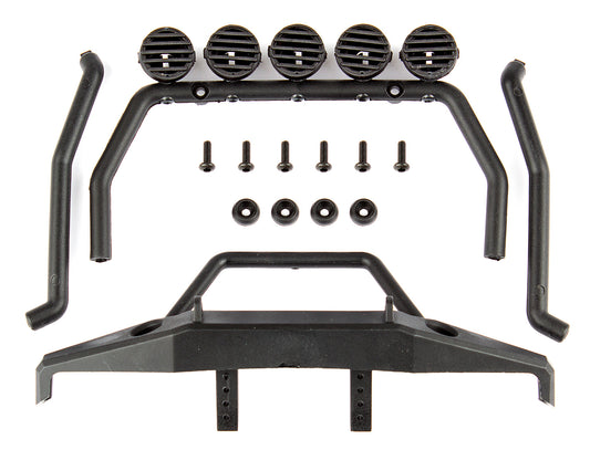CR12 Roll Bar and Bumper Set, black