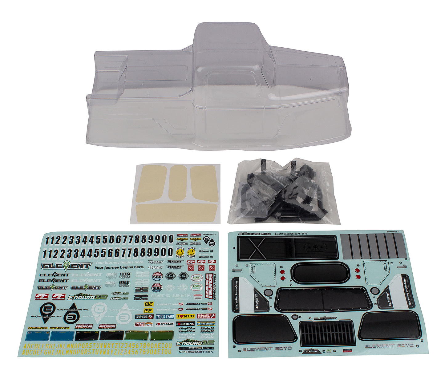 Enduro 12, Ecto Body Set, clear