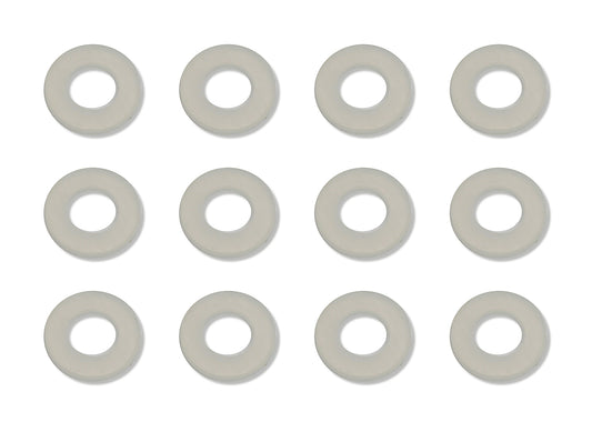 Washers, 6x3x1 mm, nylon